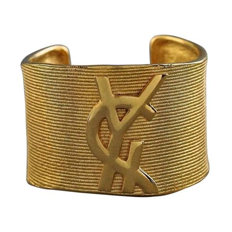 vintage ysl bracelet|saint laurent bracelets for men.